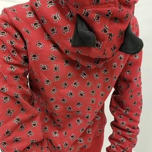 New Glitter Skull & Crossbone Hoodie - Picture 11 of 13